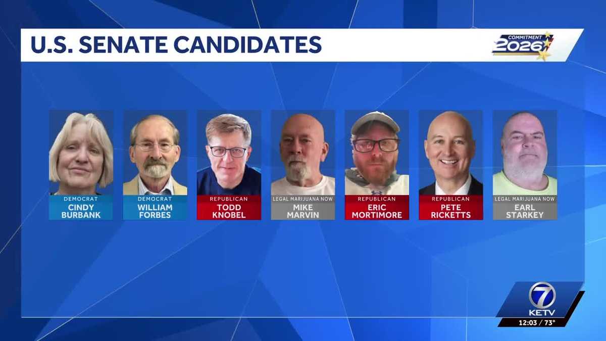 Nebraska Sen. Pete Ricketts casts ballot for Nebraska primary election