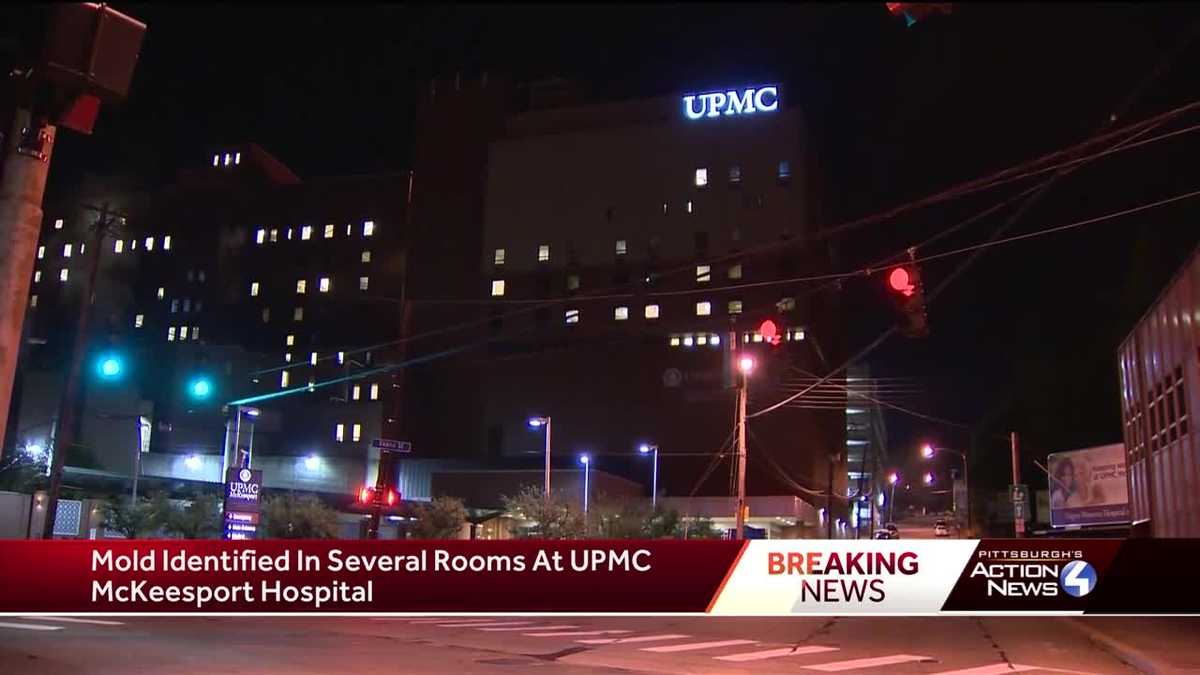 Mold found inside rooms at UPMC McKeesport Hospital
