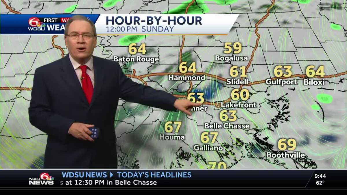 A cloudy but mainly dry Sunday; Cooler mornings ahead