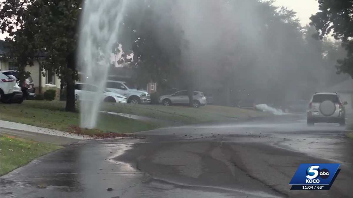Water shooting out of ground after main breaks plagues The Village residents' morning