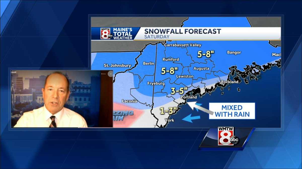 Another round of snow arrives overnight.