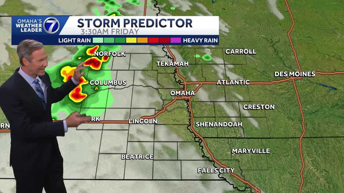Pleasant this afternoon around Omaha with highs in the mid 80s