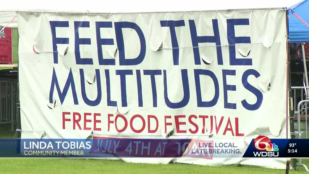 Feed the Multitudes happened in Metairie on July 4th; offering a free ...