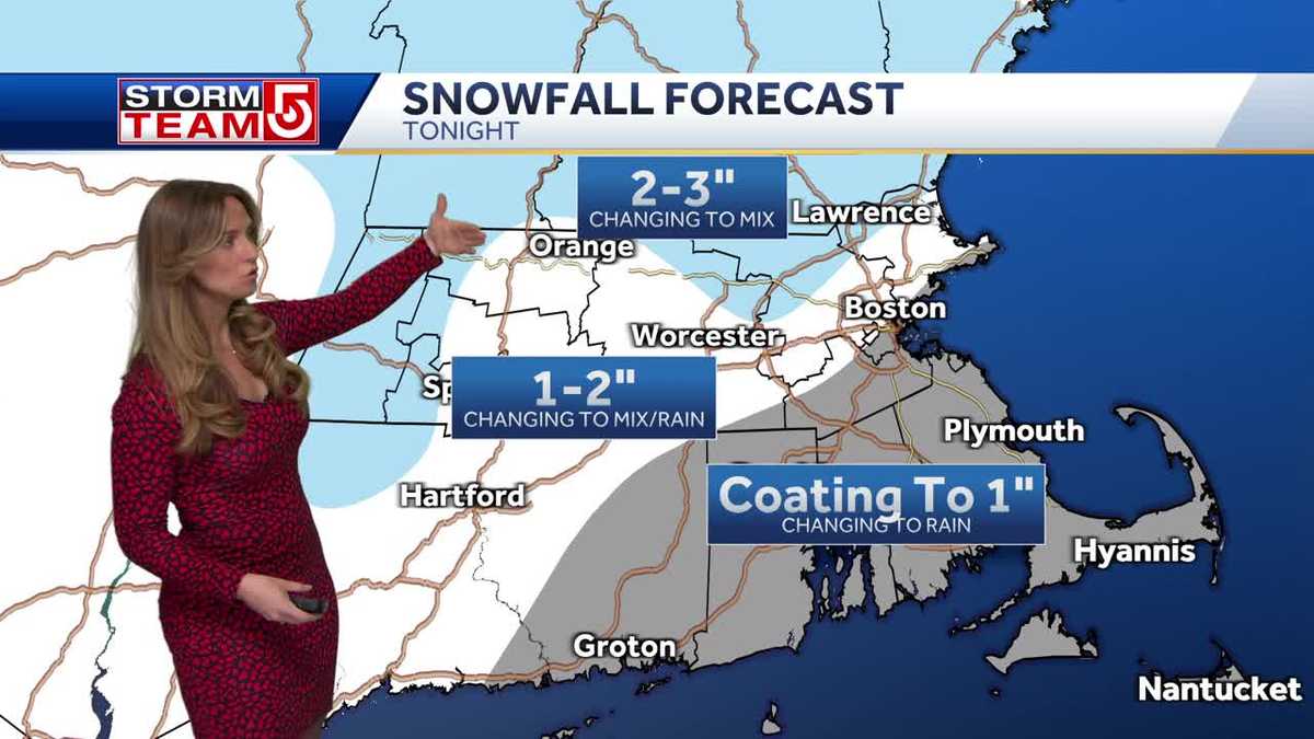 Video: Snow turns to ice, rain overnight, messy AM commute