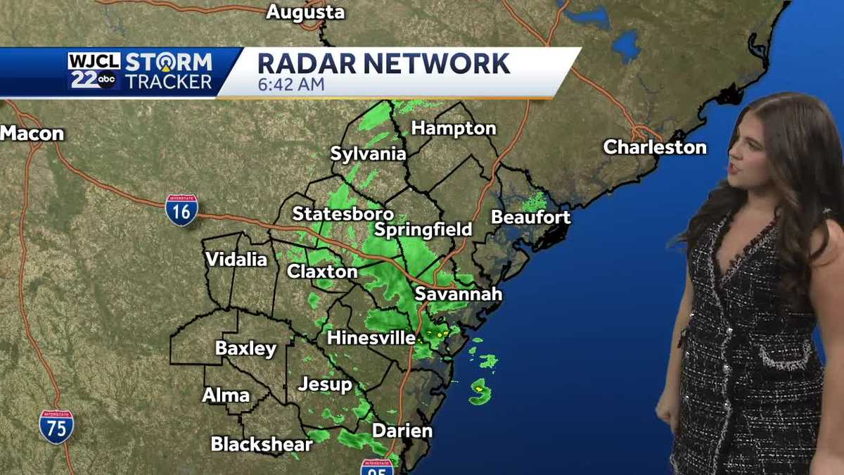 Showers roll through Sunday for Southeast Georgia and the Lowcountry