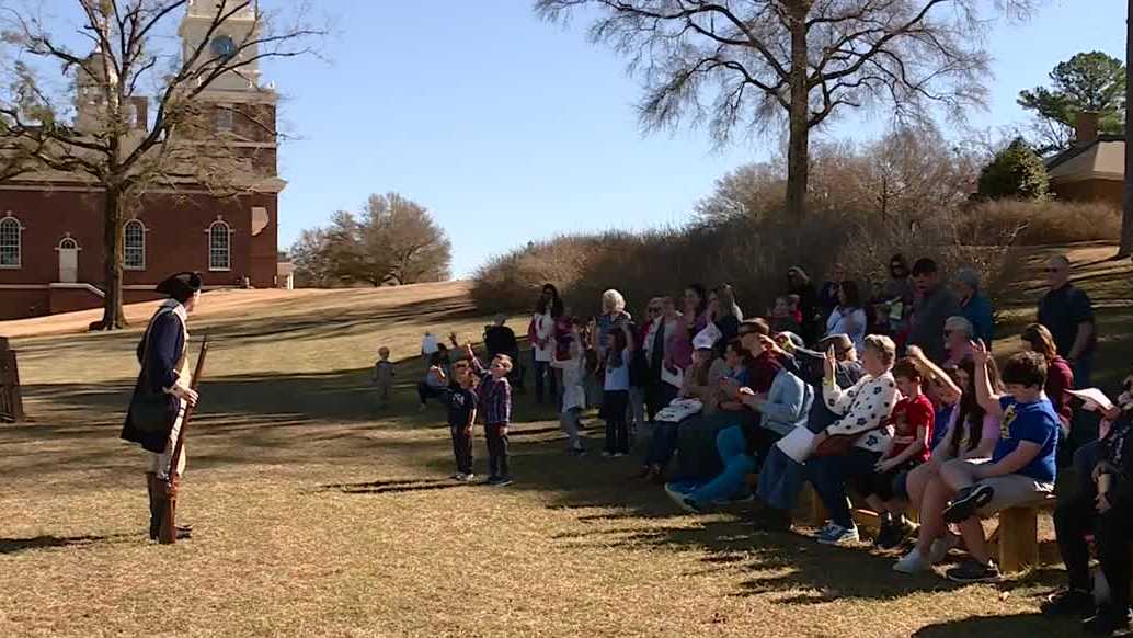 Presidents' Day celebrated at American Village in Montevallo