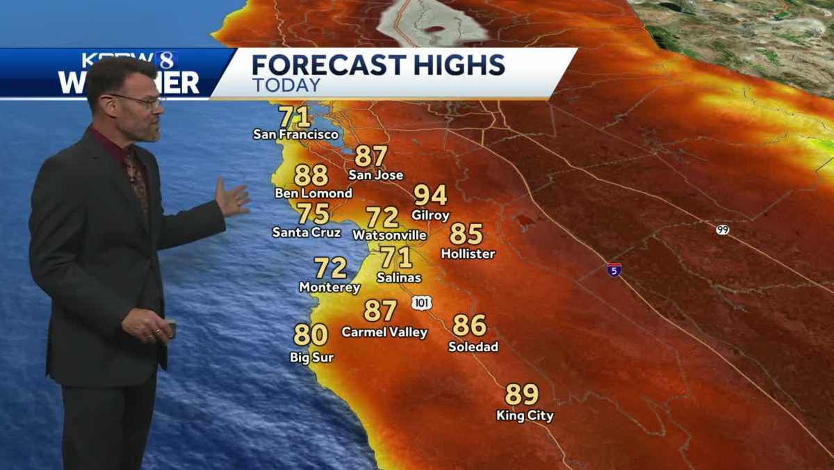 Sunny and Warm on the Central Coast