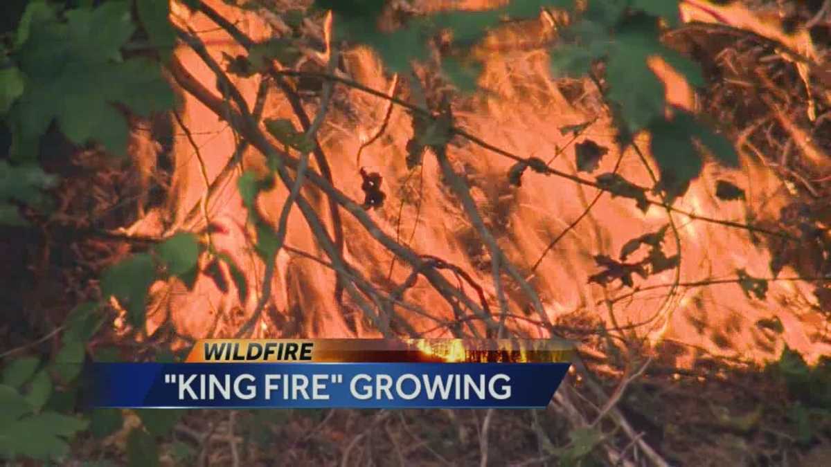 King Fire grows to 8,600 acres in El Dorado County