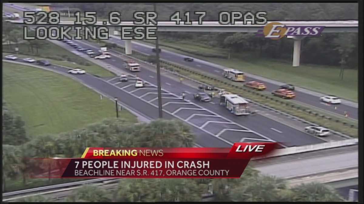 Crash shuts down beachline in Orange County