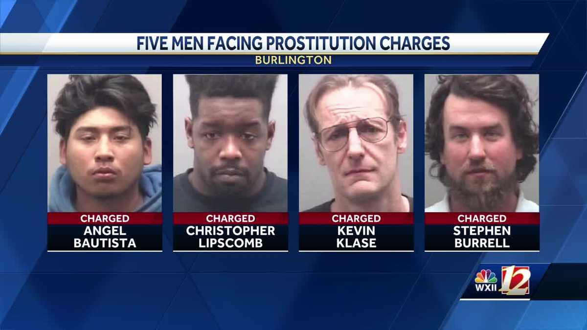 Undercover Operation Leads To Five Arrests For Solicitation In Burlington