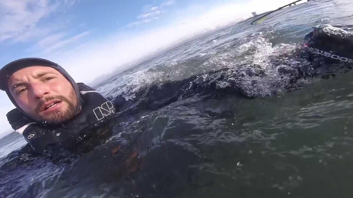 FOUND! Woman united with windsurfer who lost GoPro on Mass. beach