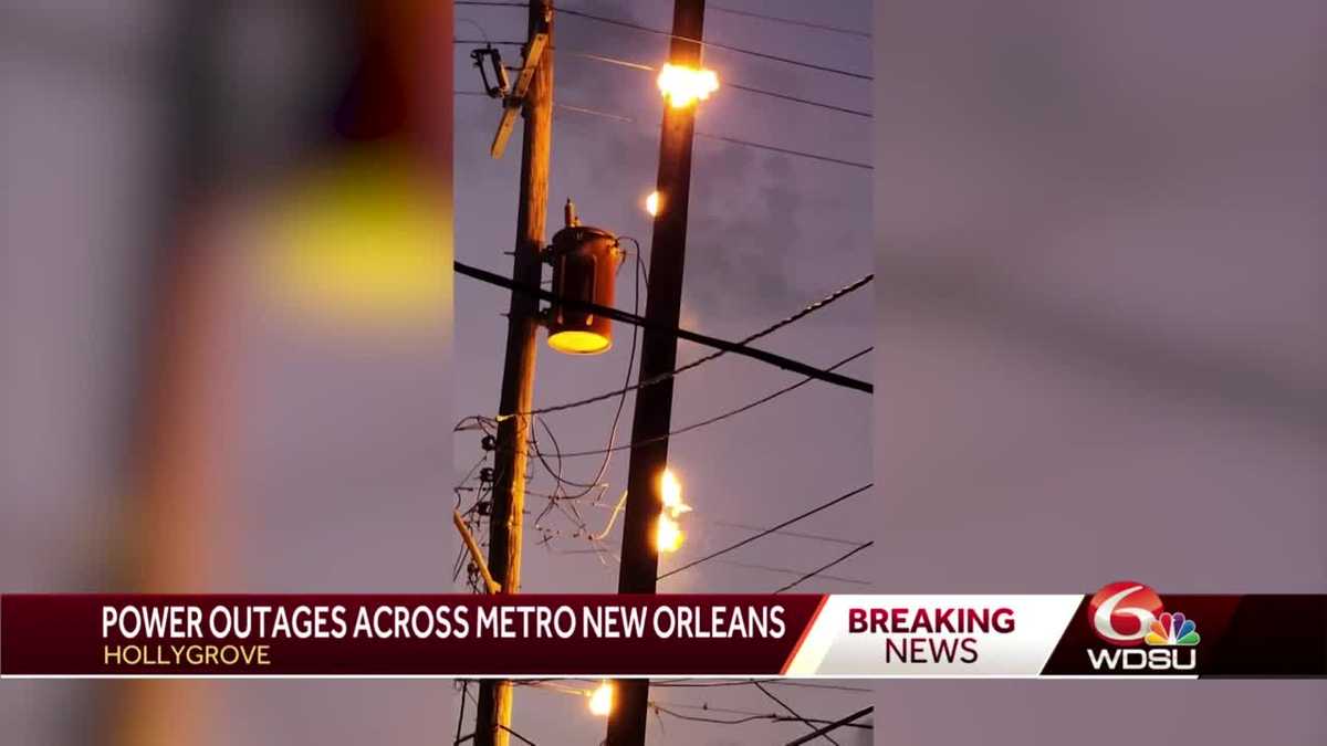 Power outages reported in New Orleans and Metairie