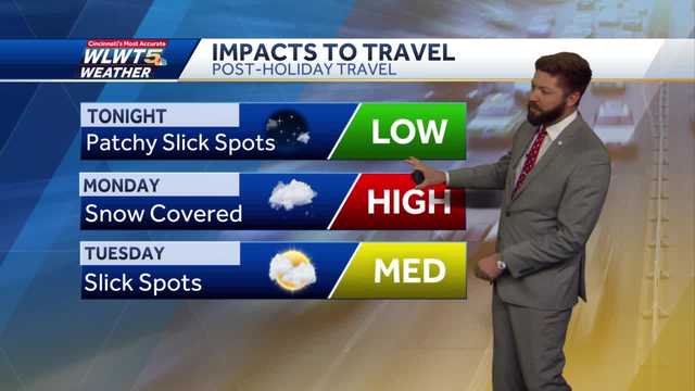 Winter weather brings impacts for Monday - Vimarsana News