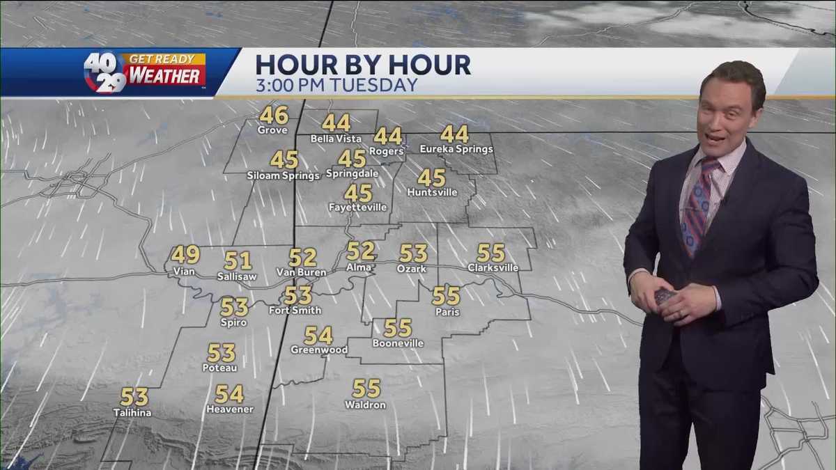 Cold front moves through the area tonight