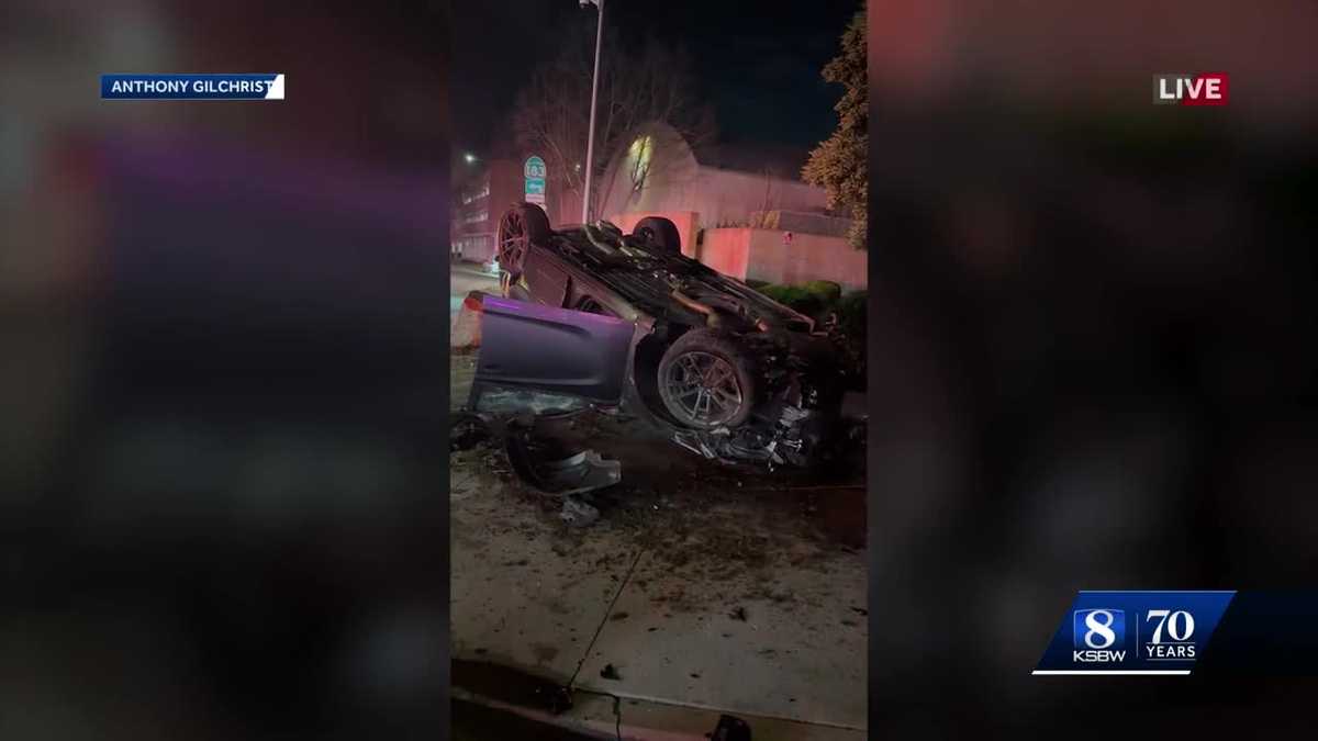 California street race ends with a pedestrian hit and car overturned ...
