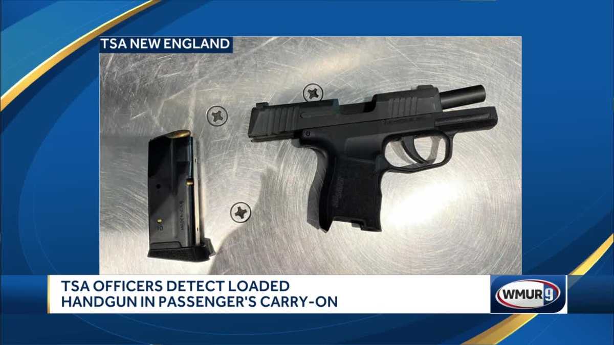 Gun found in carry-on bag at NH airport, TSA says