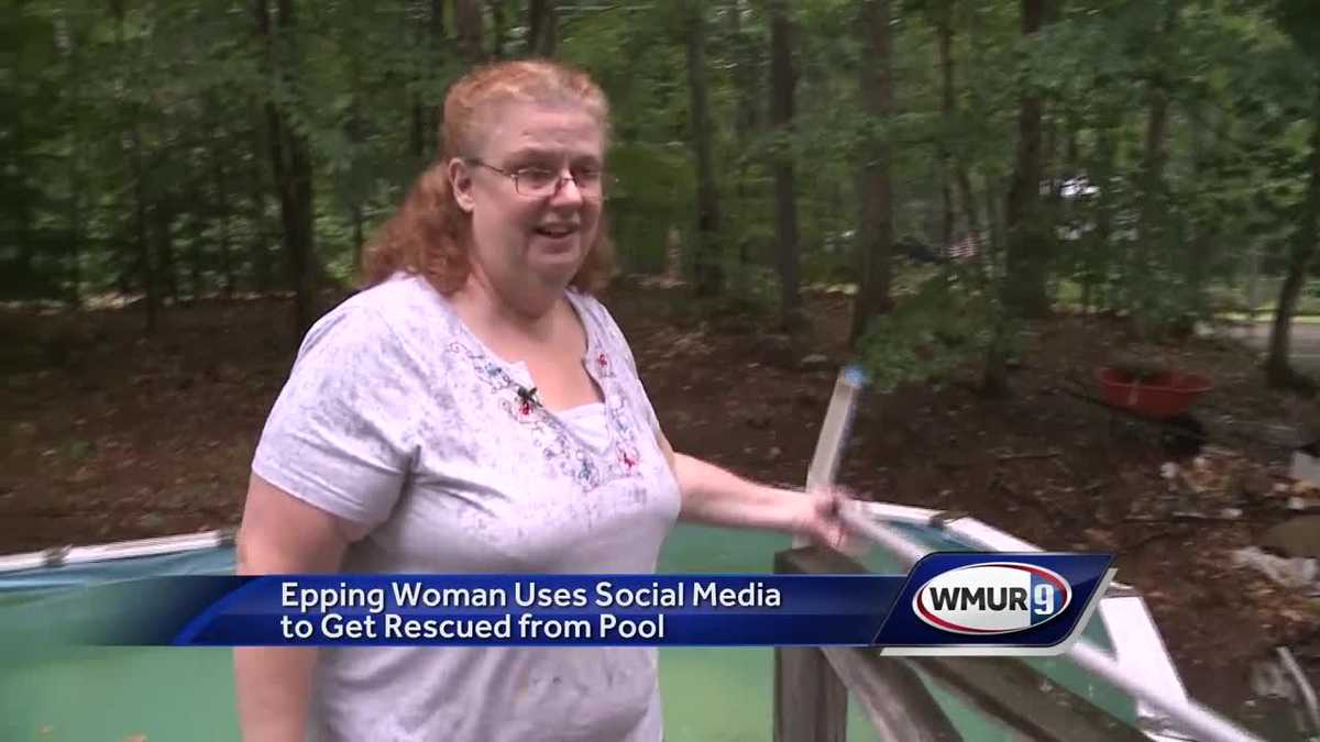 Facebook group helps woman stuck in pool