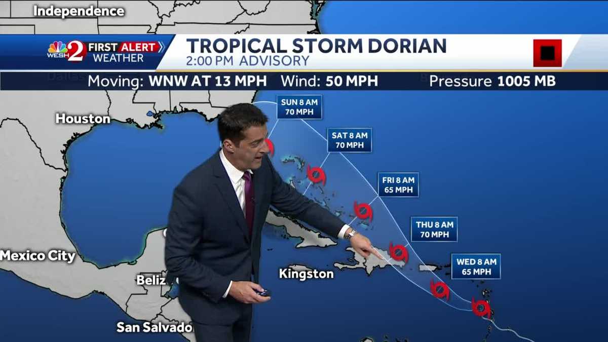 Tracking Tropical Storm Dorian 0601