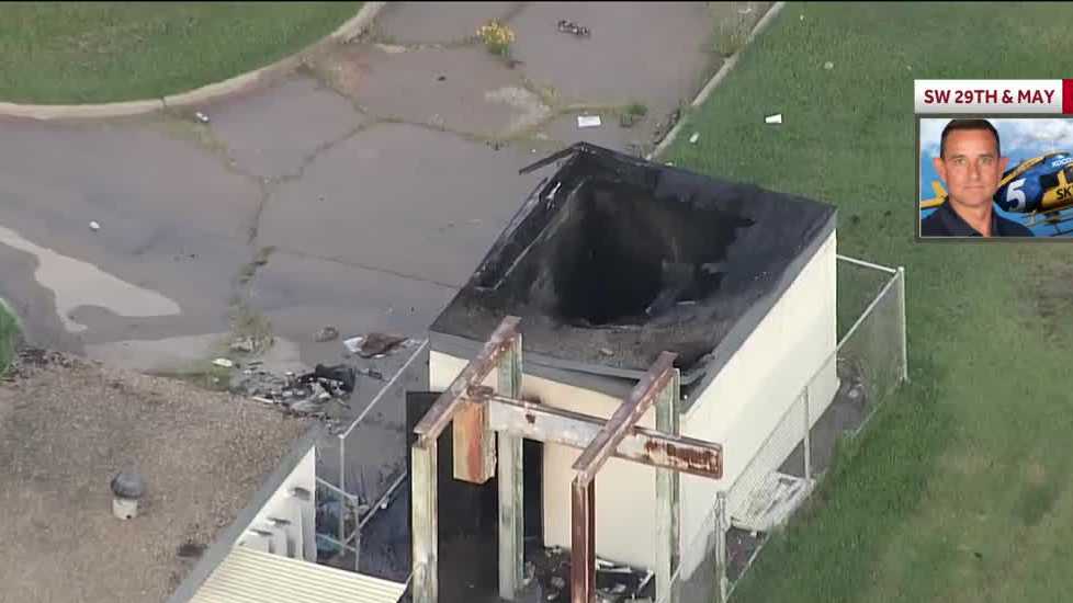 Crews put out fire at Woodson Park pool house