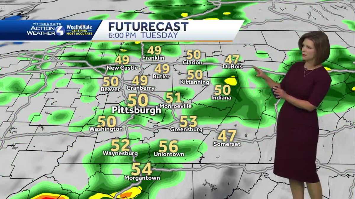Rain returns this afternoon; turning colder tomorrow