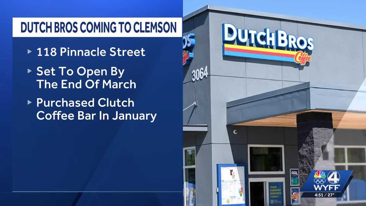 Dutch Bros will soon open a new location in Clemson