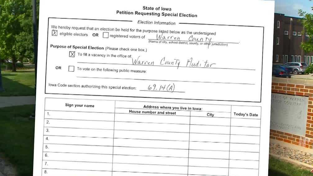 Warren County Democrats start petition for special election for interim auditor position - Vimarsana News