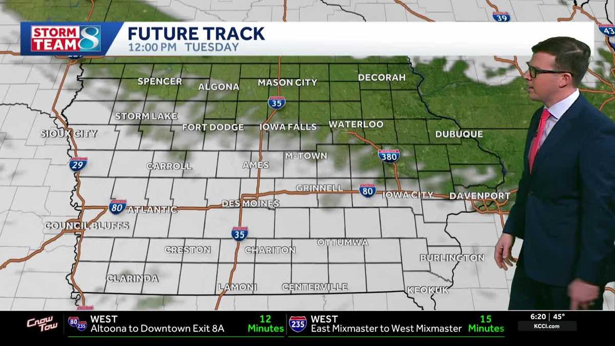 Iowa weather: One last mild day before winter temperatures and snow chances return