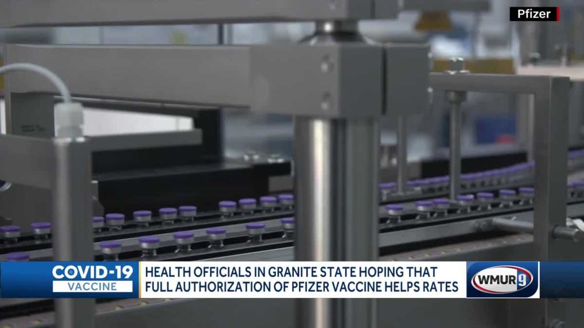 New Hampshire health officials hope Pfizer approval encourages more