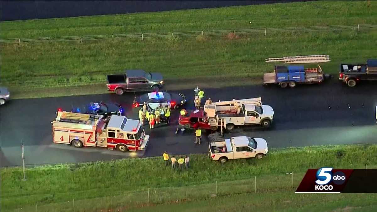 Crash causes major traffic backup on I-40 in Midwest City