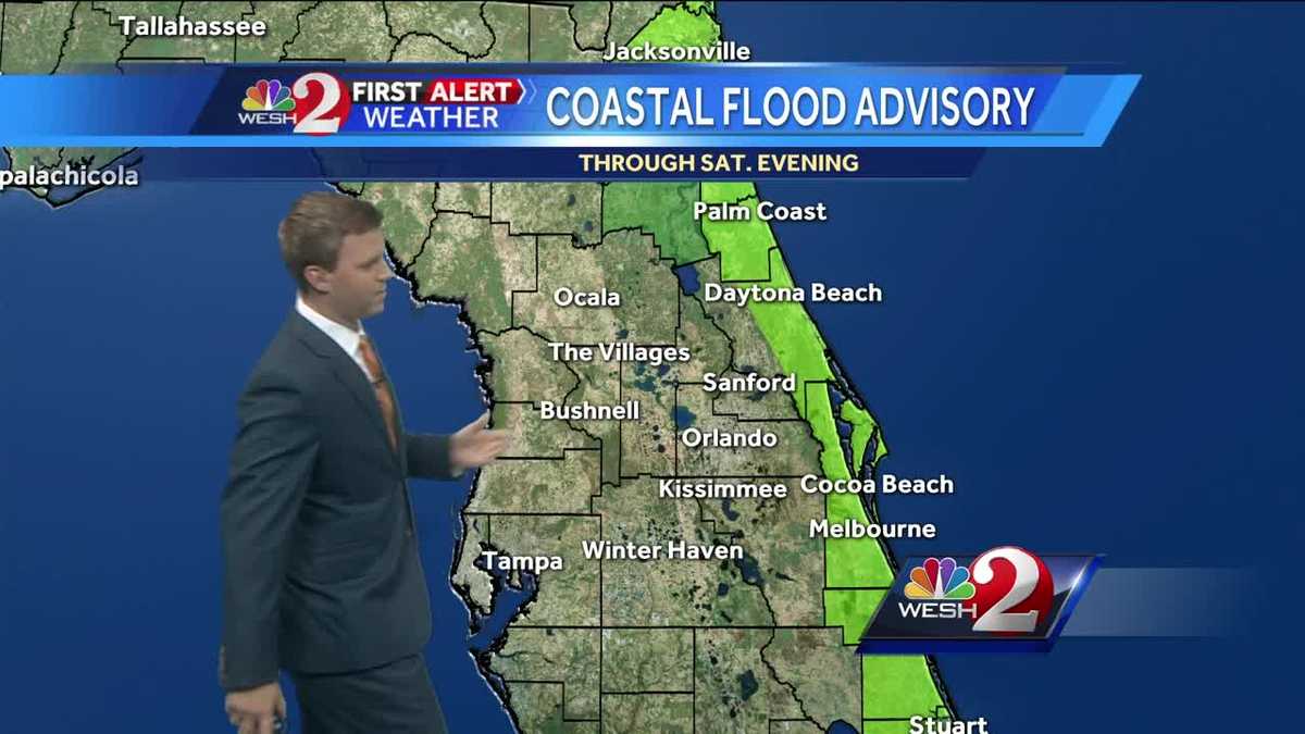 Coastal flood advisory in place through Saturday night