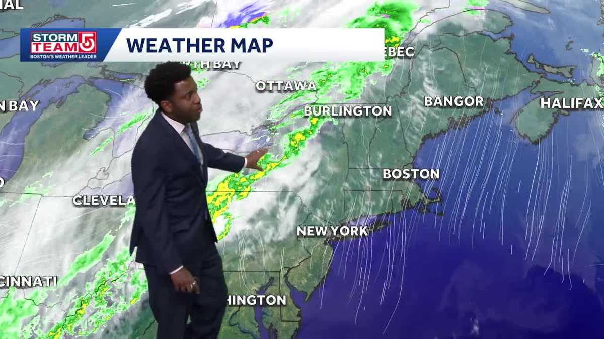 Video: Spot showers with clearing Sunday skies