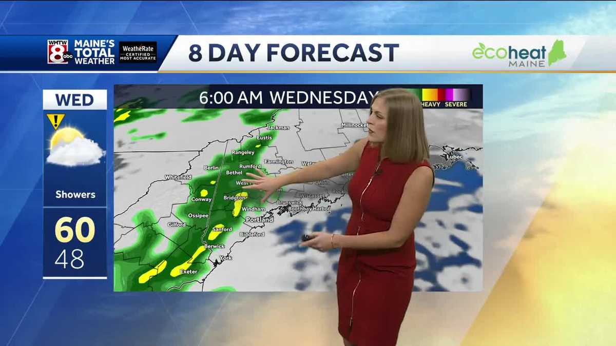 Showers and storms impact Maine Wednesday