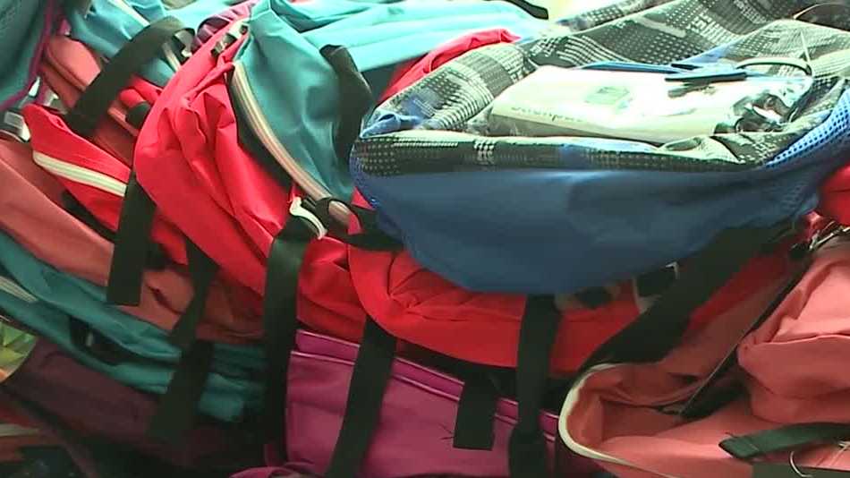 Church distributes more than 400 backpacks ahead of school year