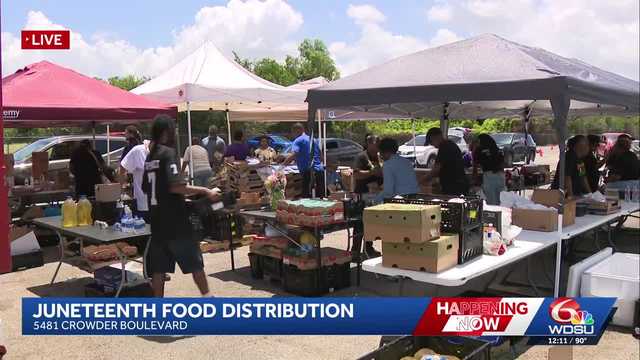 Juneteenth celebrations, food distribution held in New Orleans