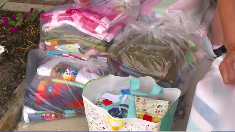 Hundreds of handmade quilts dropped off for people in Greenfield