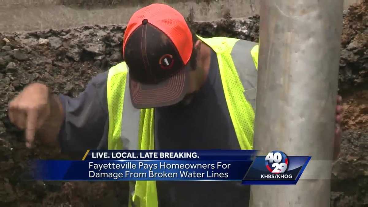 Fayetteville set to pay out thousands to victims of water main breaks