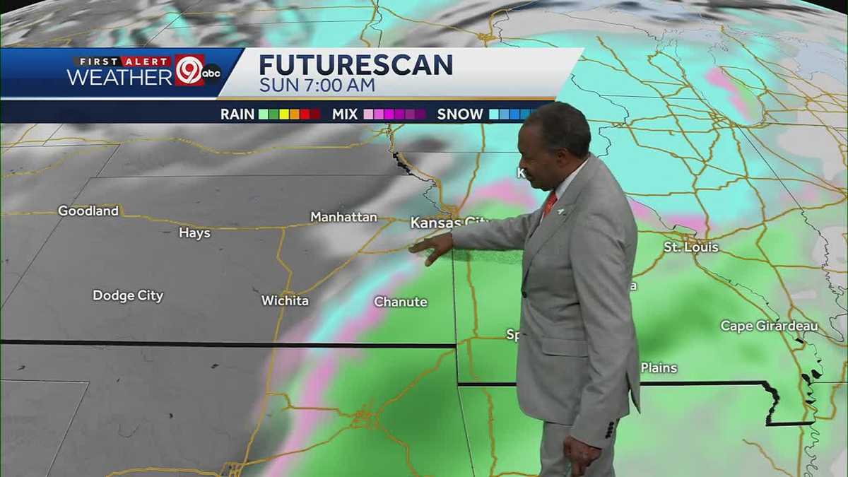 Kansas City may see snow Saturday into Sunday