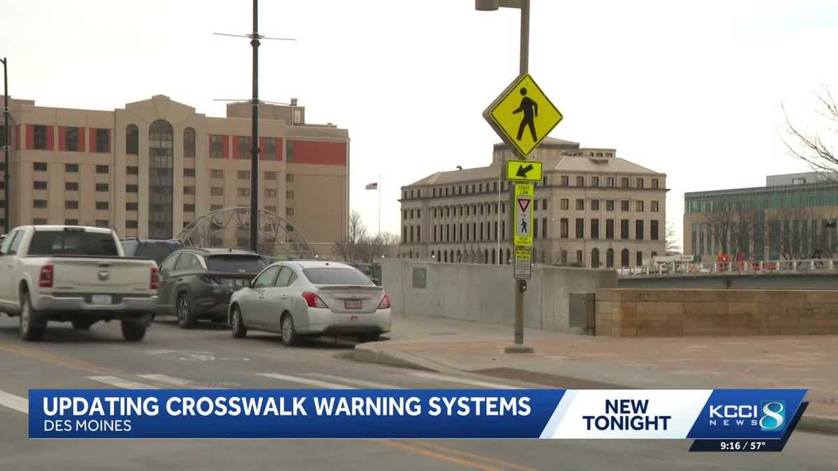 Des Moines City Council approves plan to upgrade pedestrian crosswalks