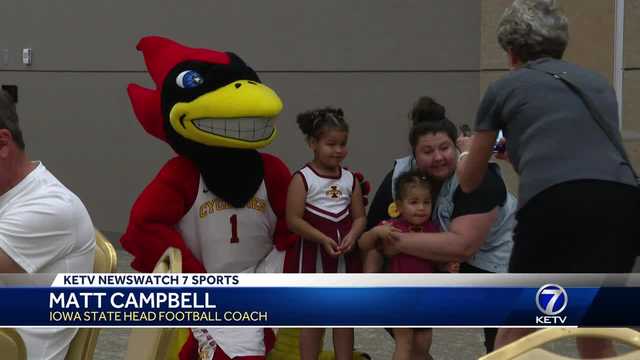 Iowa State Tailgate Tour stops in Council Bluffs