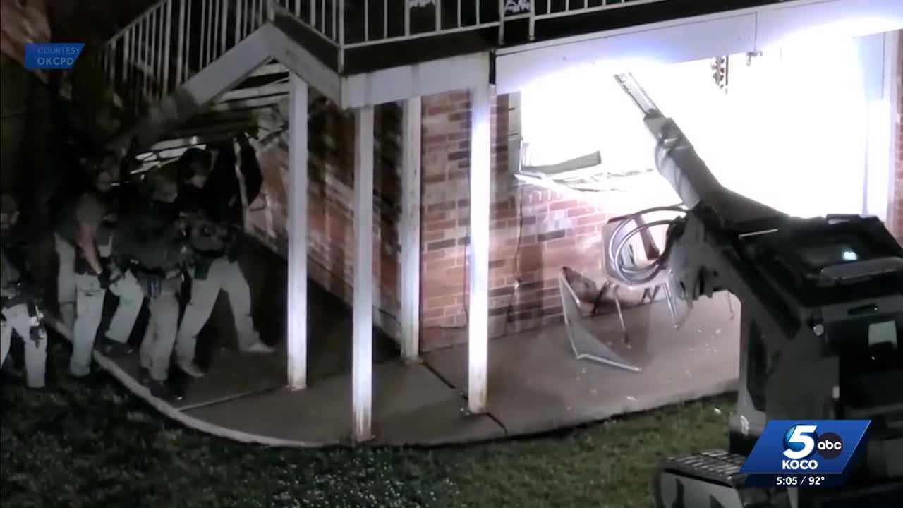 Oklahoma City police release drone footage of standoff that ended in fatal shooting