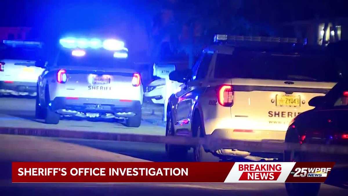 Shooting investigation underway in Palm Beach County neighborhood