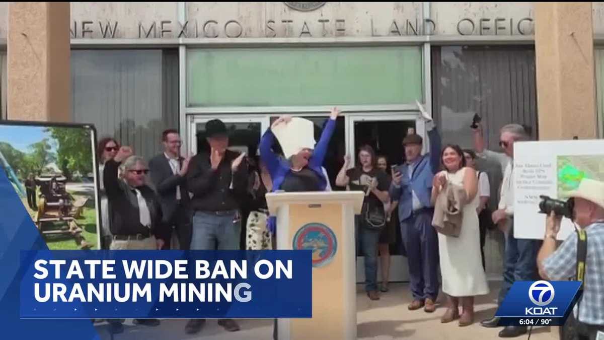 State land commissioner signs order banning uranium mining