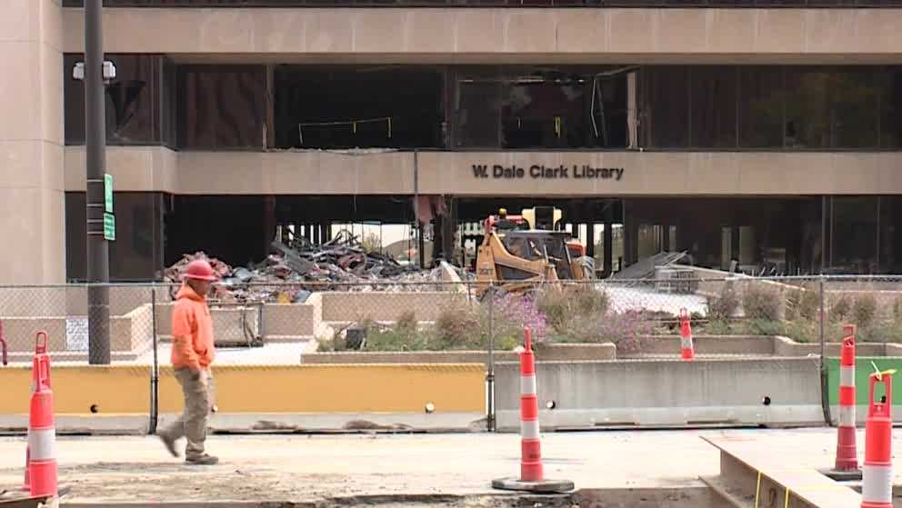 Omaha's W. Dale Clark Library demolition underway