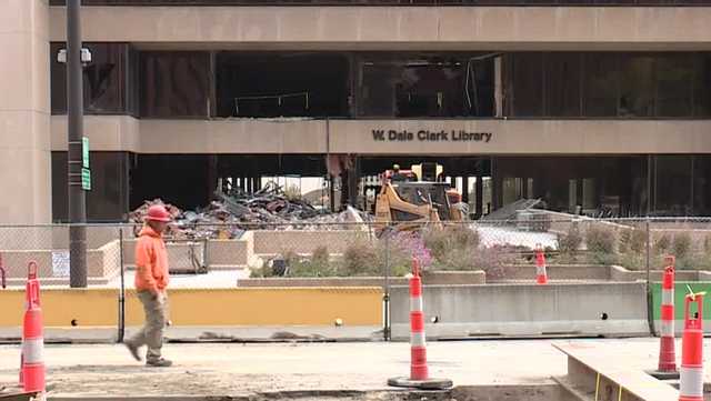 W. Dale Clark Library's $1.1 million demolition underway - Vimarsana News