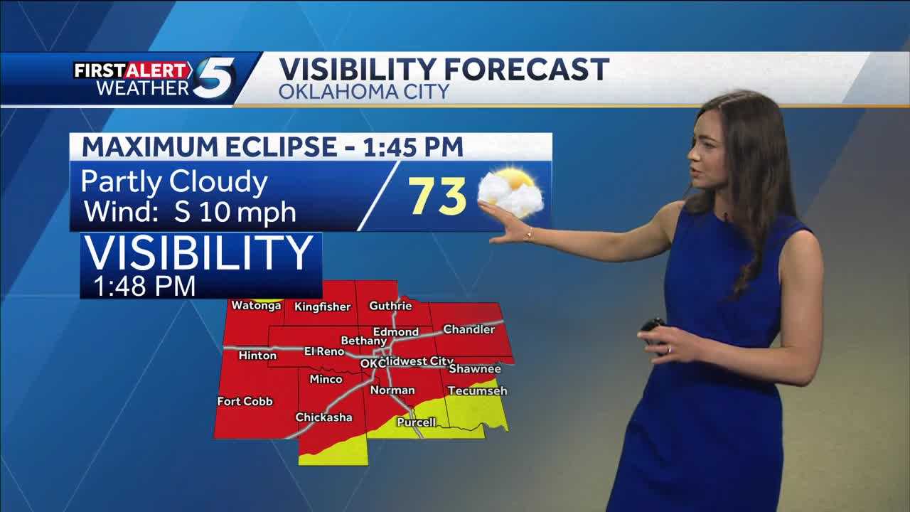 Oklahoma's view of the solar eclipse could be limited by clouds - Vimarsana News