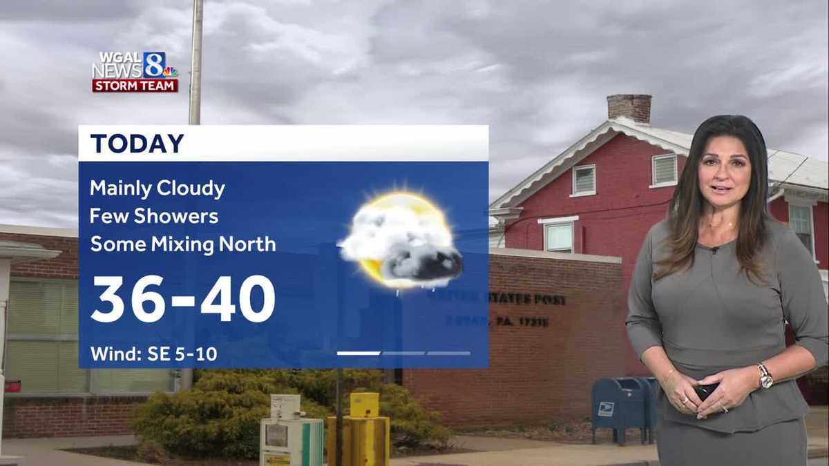 Few showers, mixing north today, Monday & Tuesday Impact for strong ...