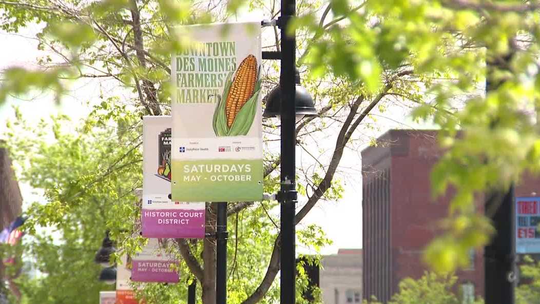 Vendors gear up for opening day of Des Moines Downtown Farmers’ Market