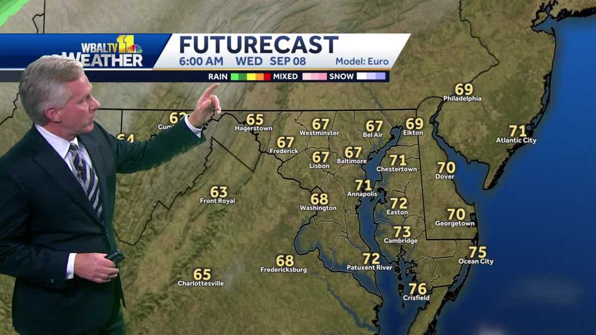Thunderstorms possible Wednesday afternoon