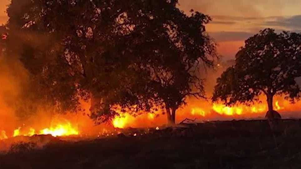 Family starts Rocklin fire while taking photos with sparklers