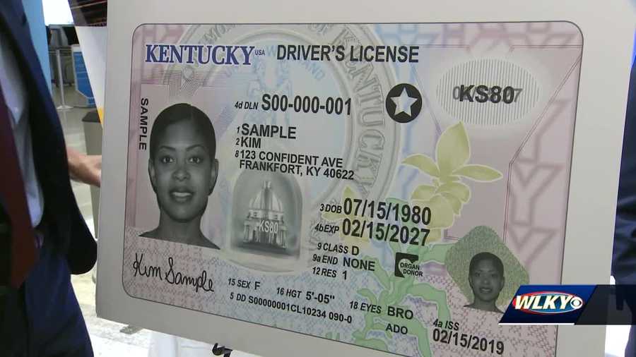 New Kentucky driver's license